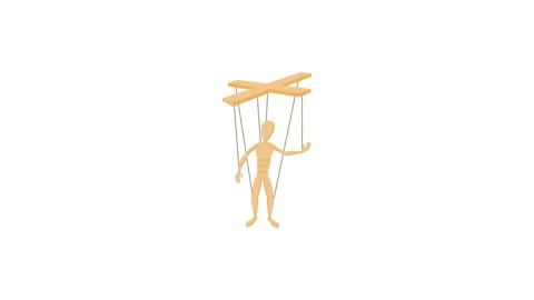 Puppet icon animation Stock Footage 168937597