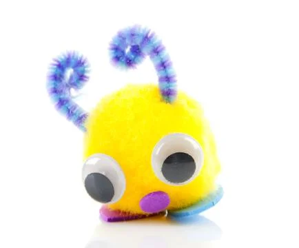 Puppet made by child Foto stock