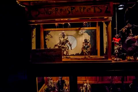 Puppet master Foto stock