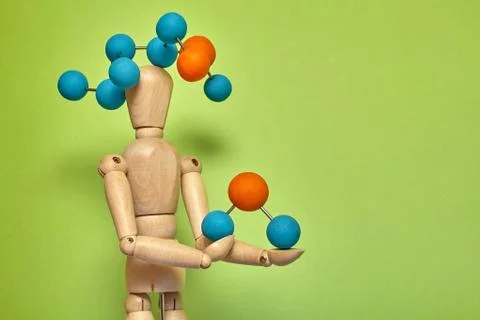 Puppet molecule Stock Photos