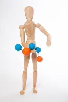 Puppet molecule Stock Photos