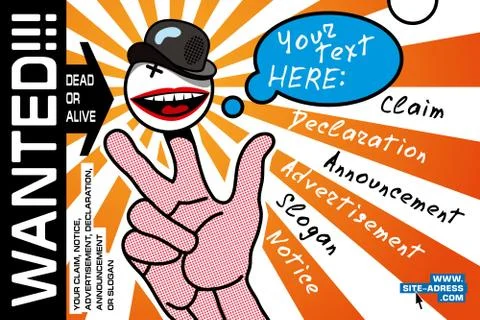 Puppet (but not only) show poster. replace text with yours. vector illustrati Stock Illustration