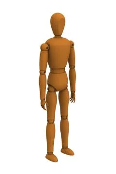 Puppet robot Stock Illustration