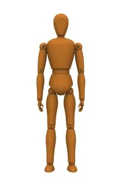 Puppet robot Stock Illustration