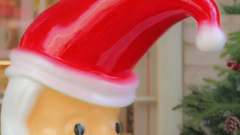Puppet in a Santa Costume Stock Footage 322005616