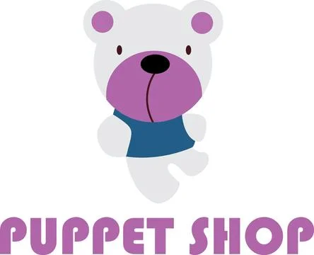 Puppet Shop Logo Vector File Stock Illustration