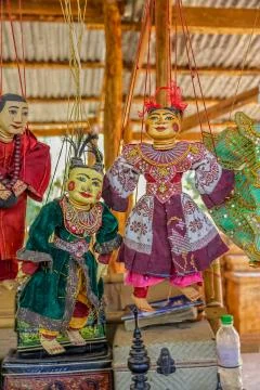 Puppet souvenirs Stock Photos