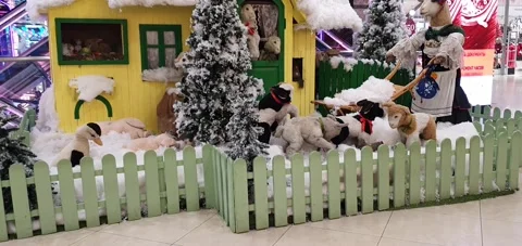 Puppet theater animals play (1) Stock Footage 230845228