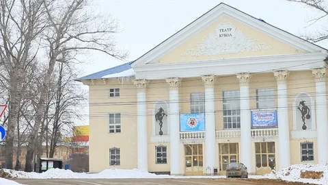 Puppet theater in Lipetsk Stock Footage 87023435