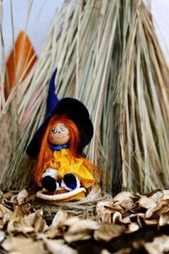 Puppet witch Stock Photos