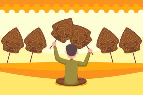 Puppeteer Profession Illustrazione stock
