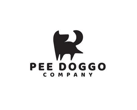 Puppy logo Stock Illustration