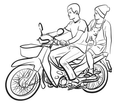 Puppy passenger Stock-Illustration
