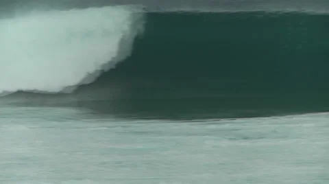 Pupukea Beach Pipeline Closeout Stock Footage 1043139