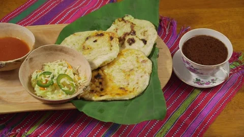 Pupusas Stock Footage 282387914