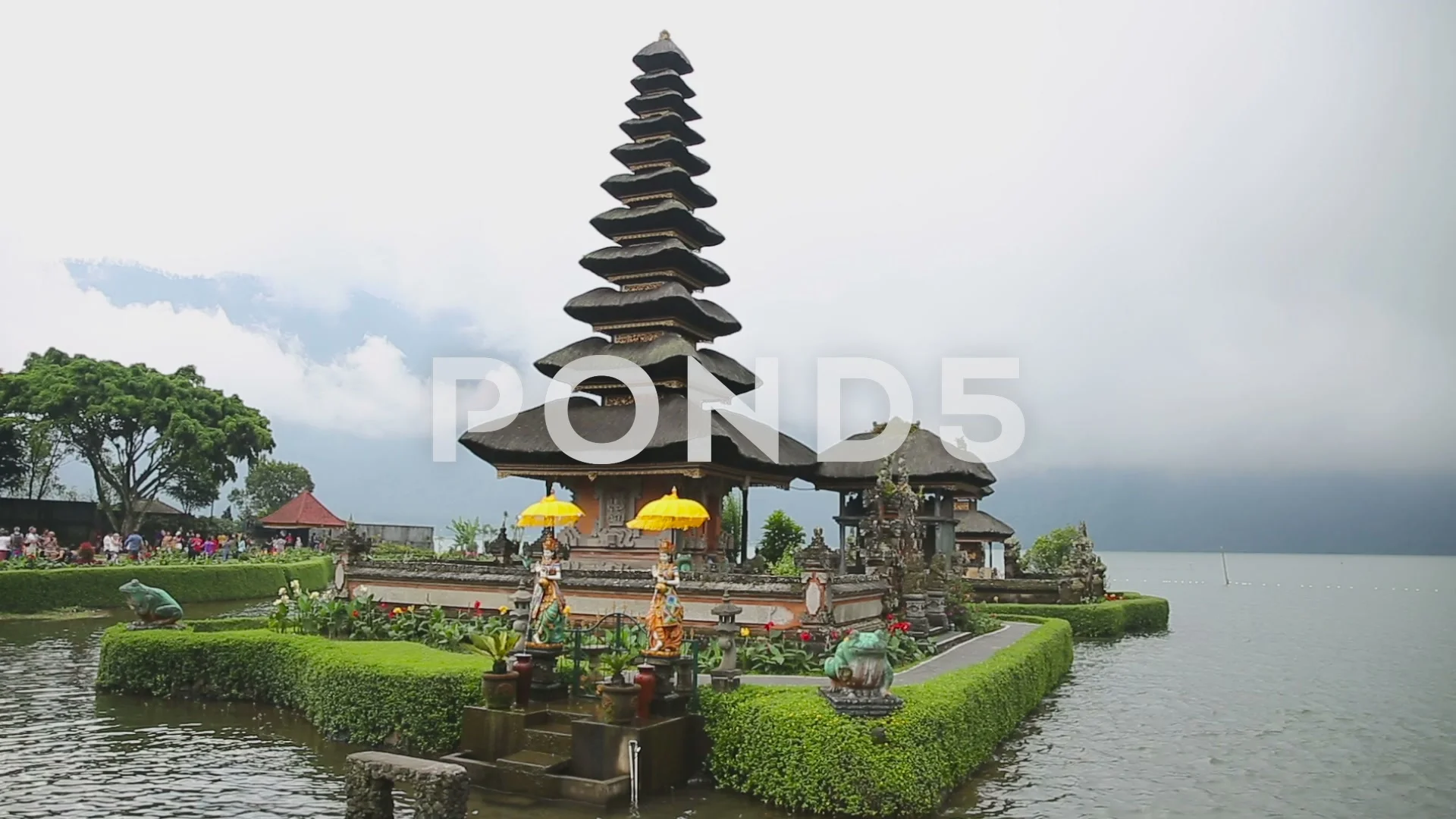 Pura Ulun Danu Bratan Temple Bedugul Mountains Bratan Lake Bali