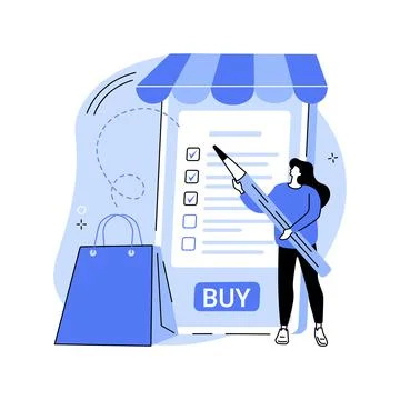 Purchase agreement abstract concept vector illustration. 스톡 일러스트