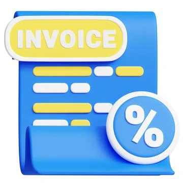 Purchase Billing 3d icon illustration. Stock Photos