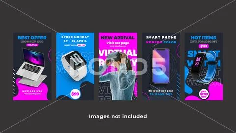 Purchase Instagram Stories PSD Template