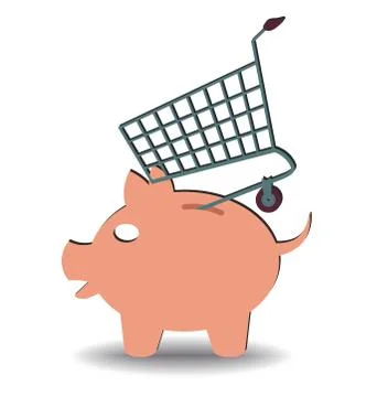 Purchase savings Stock Illustration