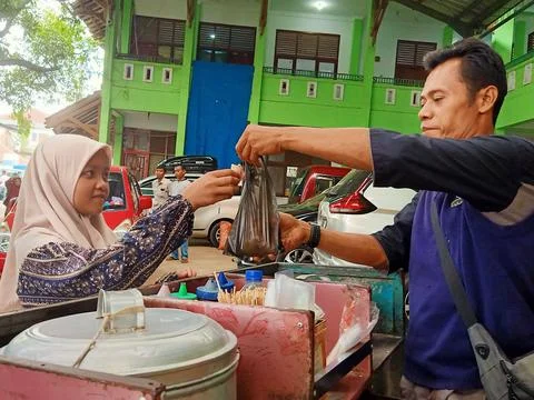 A purchase transaction Stock Photos