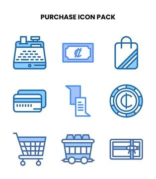 Purchase Two Colour Graphics Icons Pack Stock Illustration