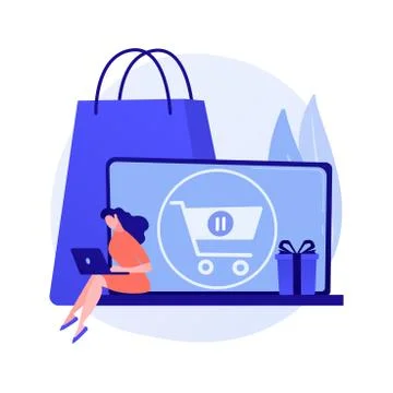 Purchases suspension vector concept metaphor. Stock Illustration
