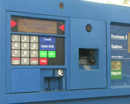 Purchasing Gas Stock Footage 284648