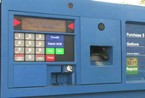 Purchasing Gas Stock-Footage 285656