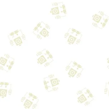 Purchasing habits glyph seamless pattern 스톡 일러스트