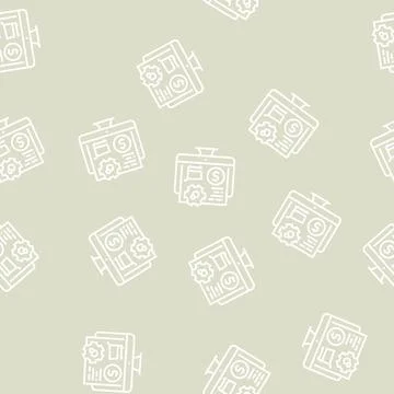Purchasing online line seamless pattern 스톡 일러스트