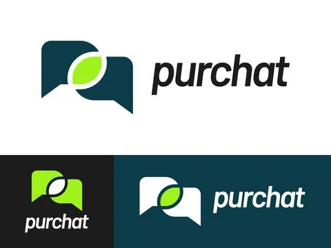 Purchat Logo Design Stock Illustration
