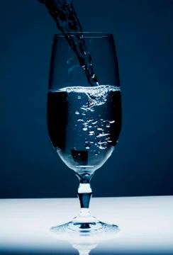 Pure blue Stock Photos