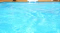 Pure blue water in the pool. Water background. HD Footage