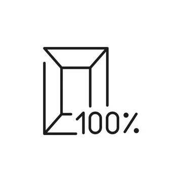Pure Chocolate Icon Stock Illustration