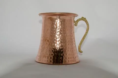 Pure Copper Mug Stock Photos