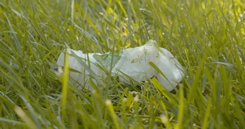 Pure Earth on a screen of gadget but polluted in fact Stock Footage 131663508