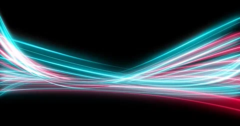 Pure Energy Lines as a Modern Concept Art Video stock 310302151