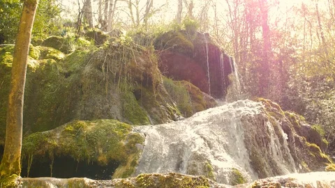 Pure Fresh Water Source of Mountain in the Forest 12	 Vidéo 84853543