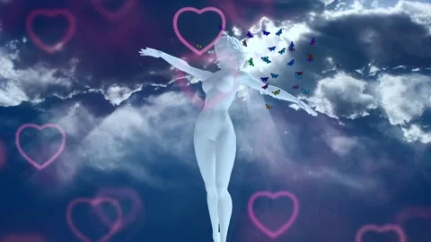 Pure Grace. Surrealism Video stock 143979667