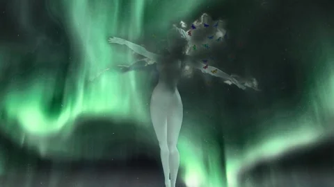 Pure Grace. Surrealism Video stock 163666013