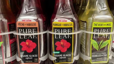 Pure Leaf Tea Drink Stock-Footage 162357923