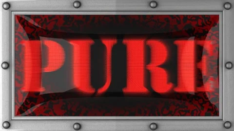 Pure on led Stock Footage 8746641
