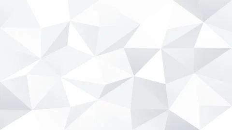 Pure Low Poly Geometric Mesh Abstract Background in Monochrome Silver Palet.. Stock Illustration