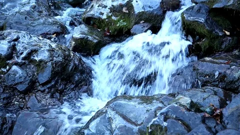 Pure natural source of drinking water Stock Footage 97070334