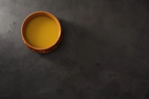 .Pure OR Desi Ghee also known as clarified liquid butter. Pure OR Desi Ghee i Stock Photos