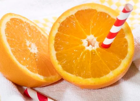 Pure orange Stock Photos