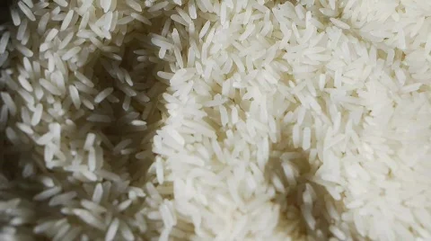 Pure Rice Turning Stock Footage 709129