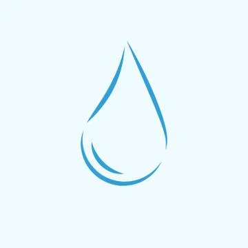 Pure water logo Stock Illustration