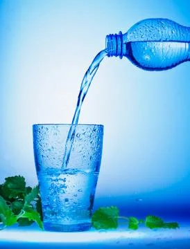 Pure  water Stock Photos